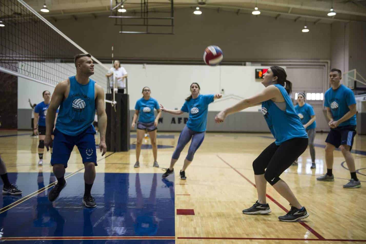 Beginner Volleyball Drills For Passing Set up for Volleyball