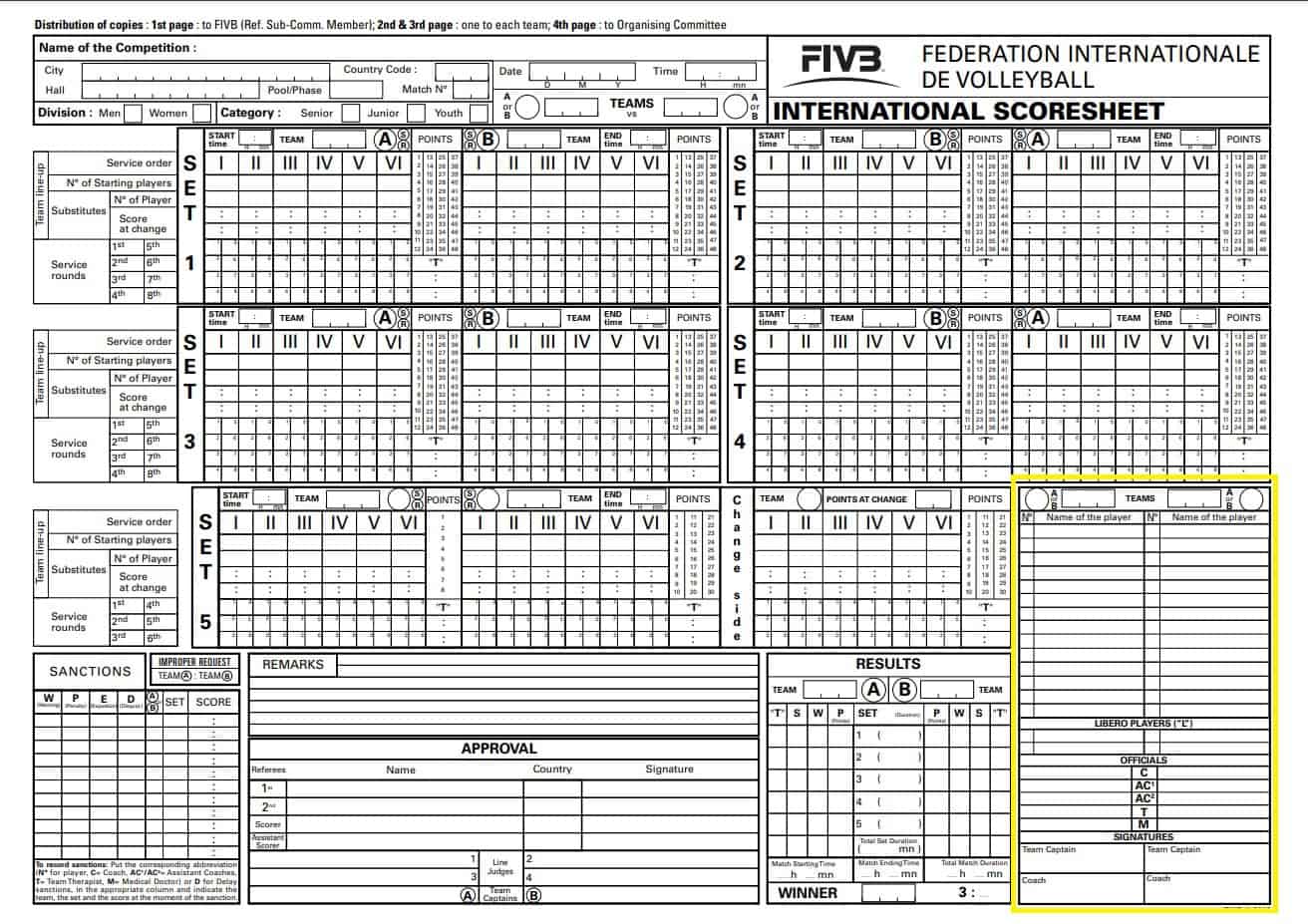 Volleyball Score Sheets How To Fill Them Out Download Sheet 